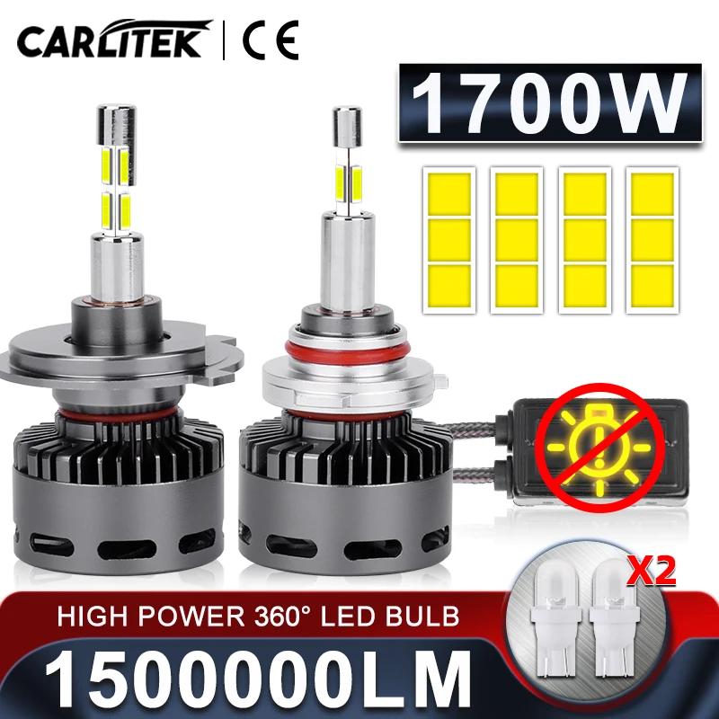   H7 LED CANBUS 360, 1700W H11 H1 H4 LED H8 Ʈ , HB3 9005 HB4 9006 Hir2 9012 LED Ȱ 6500K